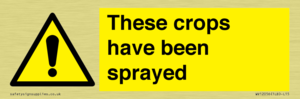 These crops have been sprayed